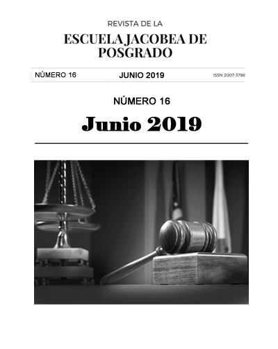 Número 16 Revista Escuela Jacobea de Posgrado