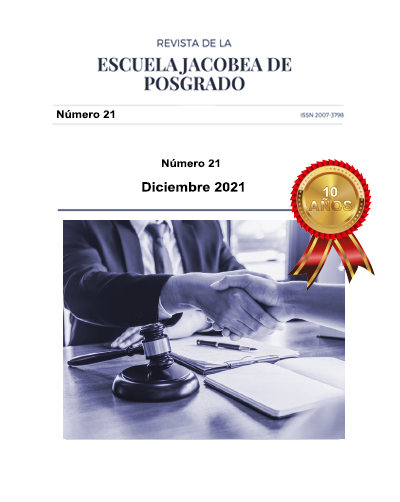 Número 21 Revista Escuela Jacobea de Posgrado